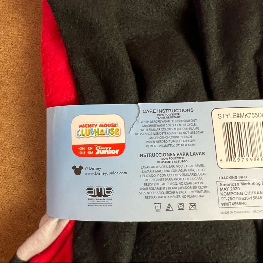 Disney Junior Mickey Mouse Two Piece Pajama Pants, size 12 Months, NWT